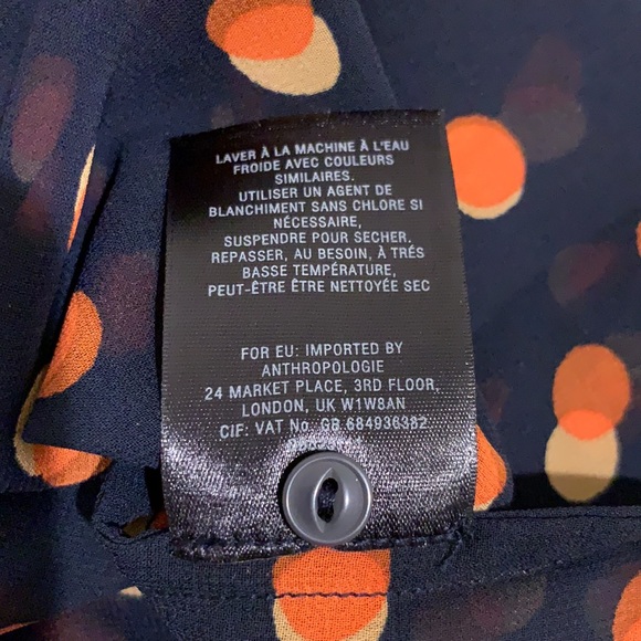 MAEVE Sheer Polka Dot Ruffle Blouse - Picture 14 of 14